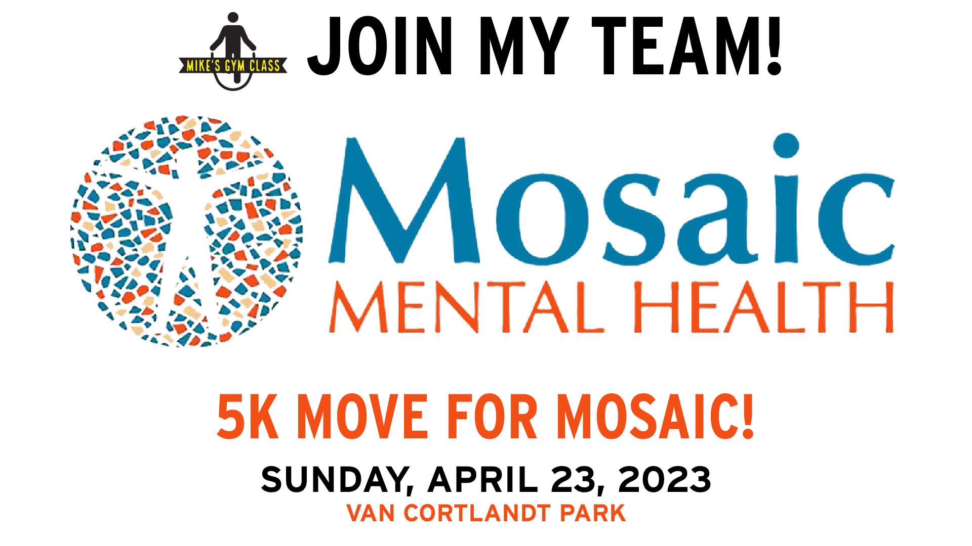 Mosaic Mental Health 5K 2023